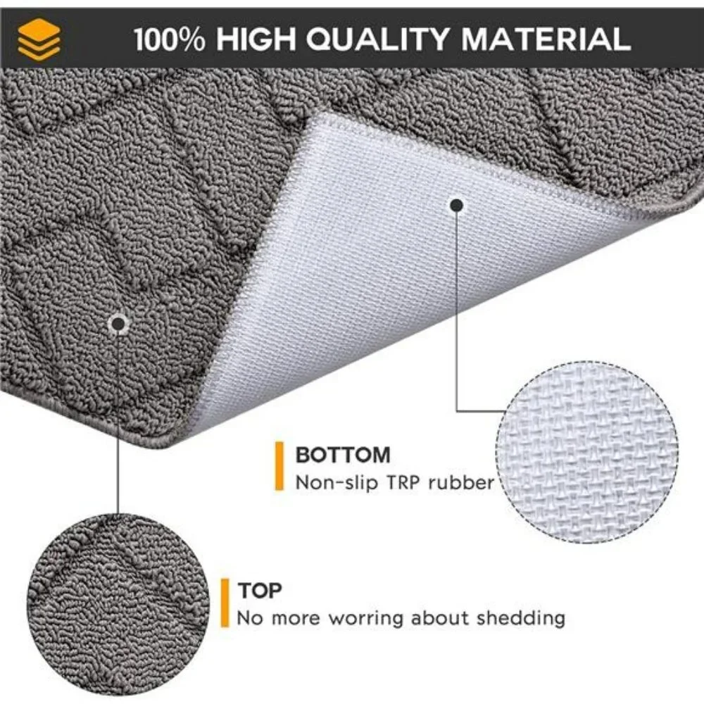 Indoor Doormat, Front Back Door Mat Rubber Backing Non Slip Door Mats 20”x31.5”